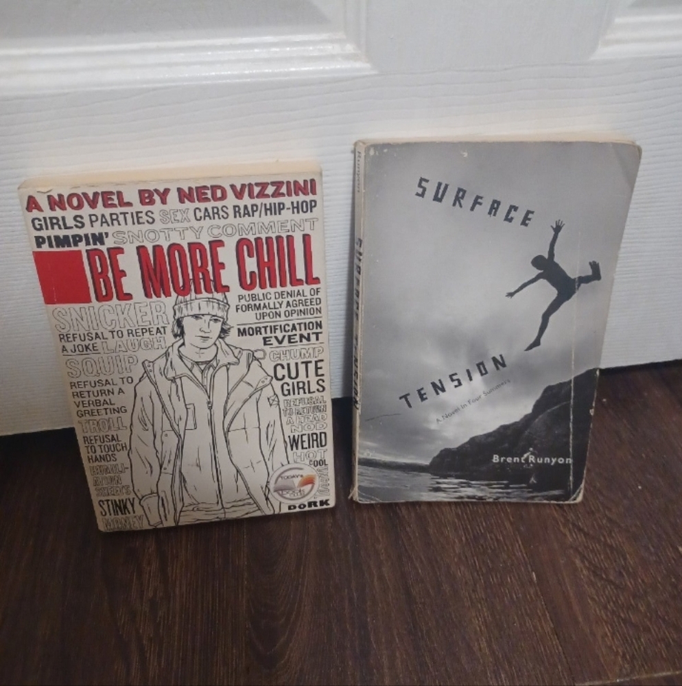 Be more chill and surface tension books